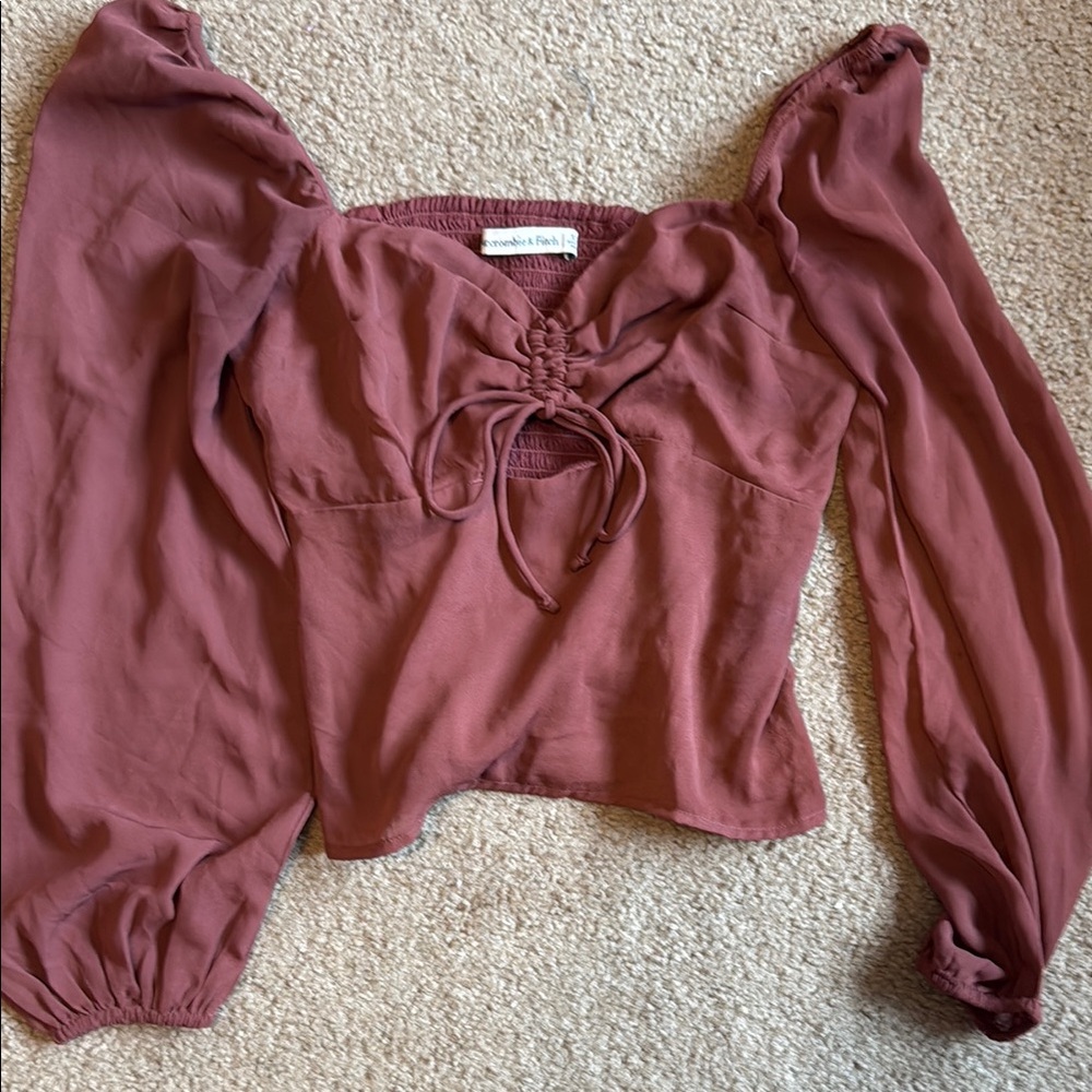 Women's Mauve Long Sleeve Top